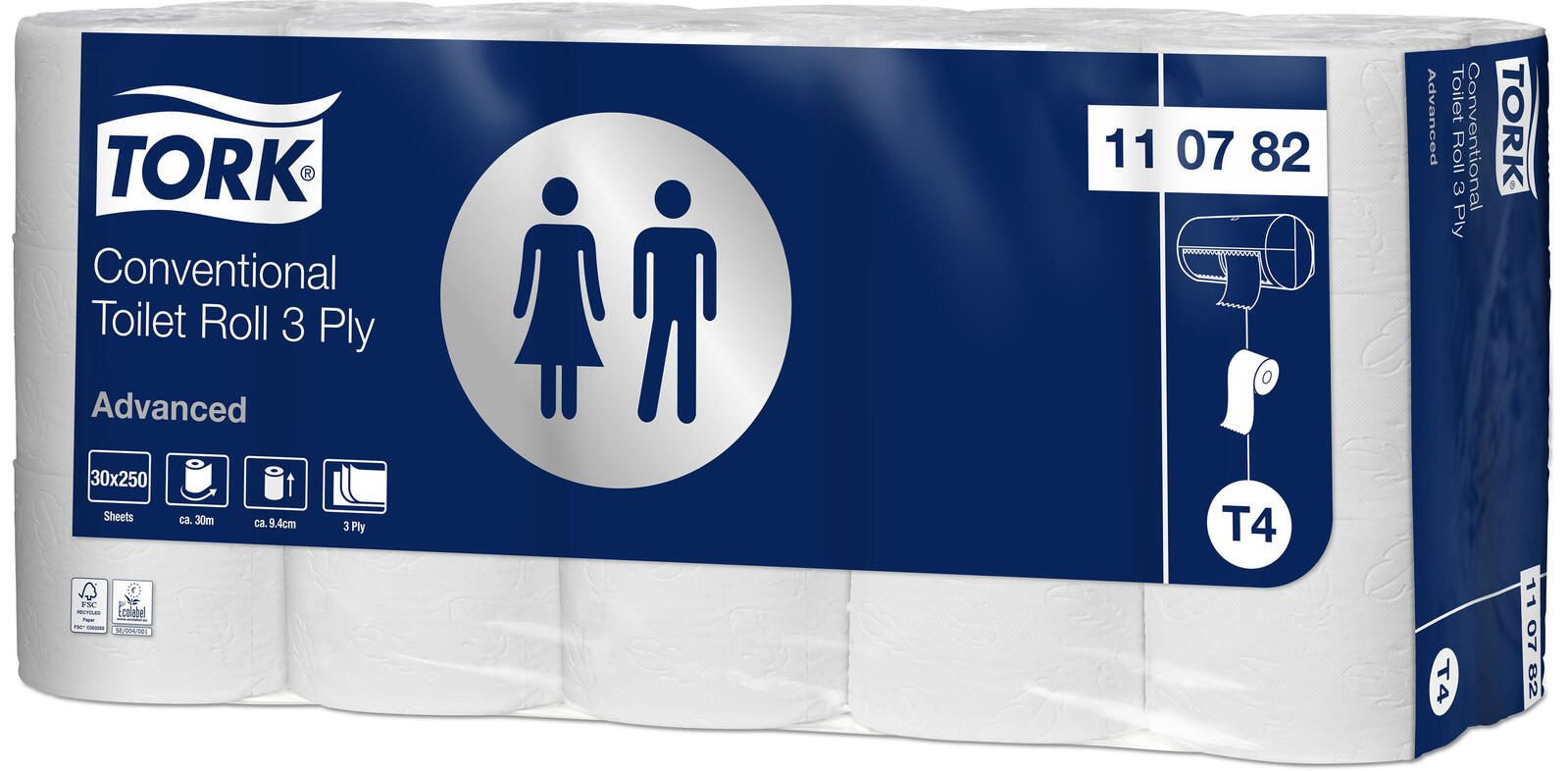 TORK Toilettenpapier T4 Advanced Soft 3-lagig