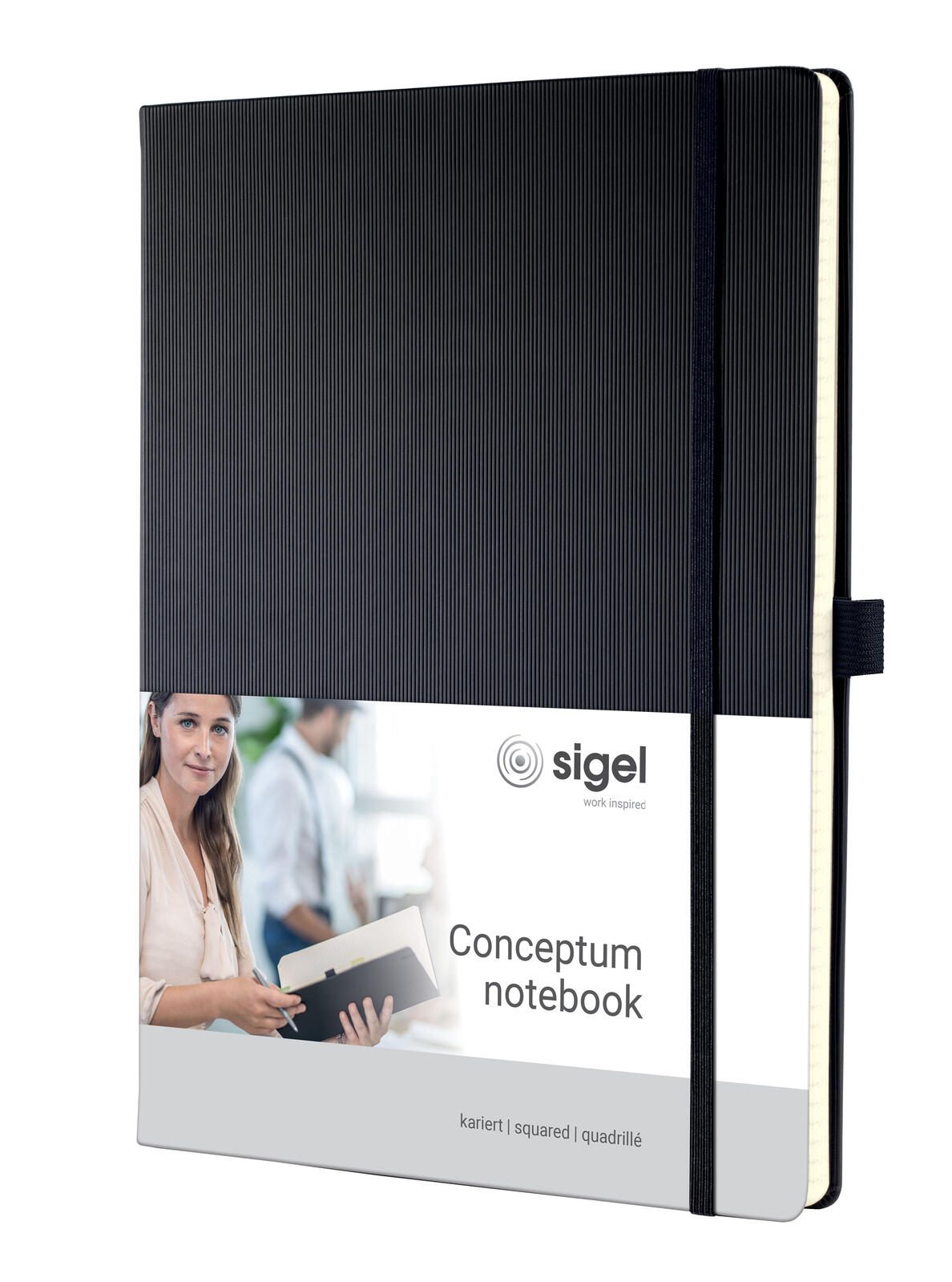 SIGEL Conceptum® Notizbuch ca. DIN A4 kariert, 194 Seiten