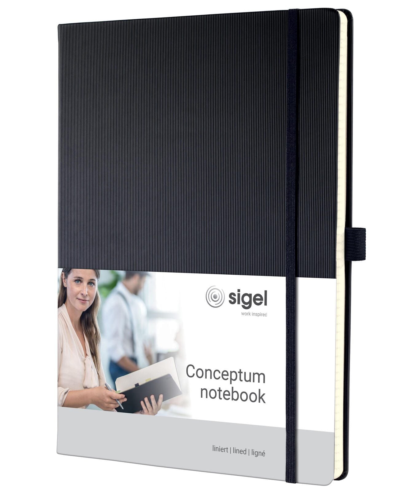 SIGEL Conceptum® Notizbuch ca. DIN A4 liniert, 194 Seiten
