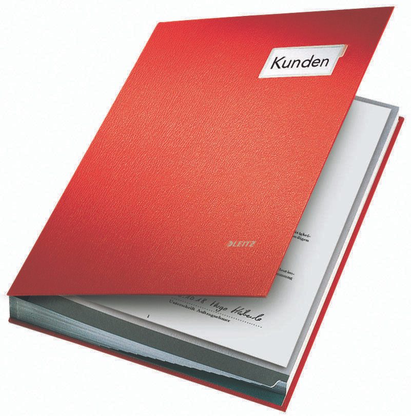 LEITZ Unterschriftenmappe 5700 für DIN A4 rot