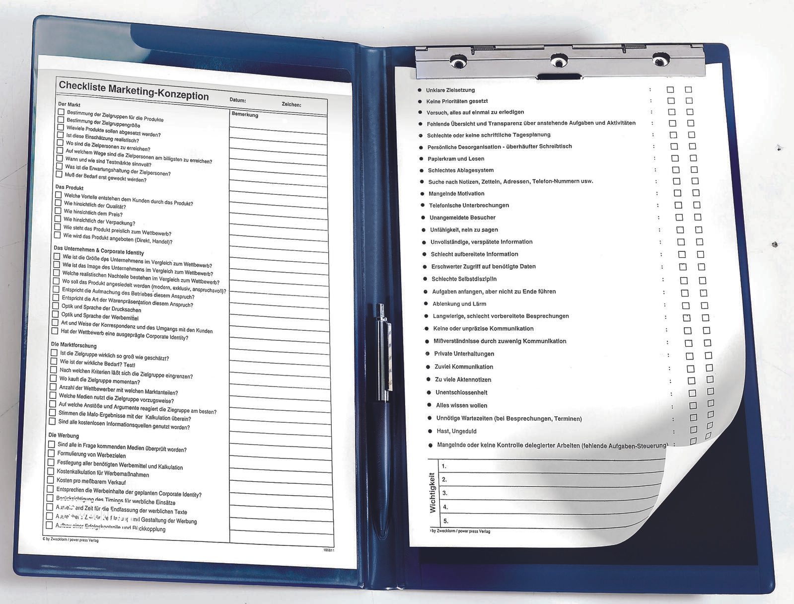 AVERY Zweckform Klemmbrettmappe DIN A4 blau