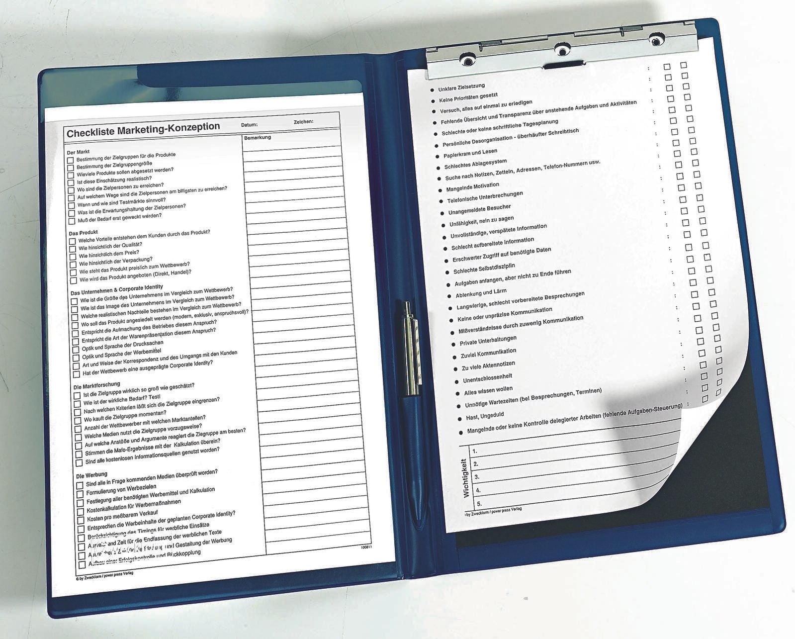 AVERY Zweckform Klemmbrettmappe DIN A4 blau