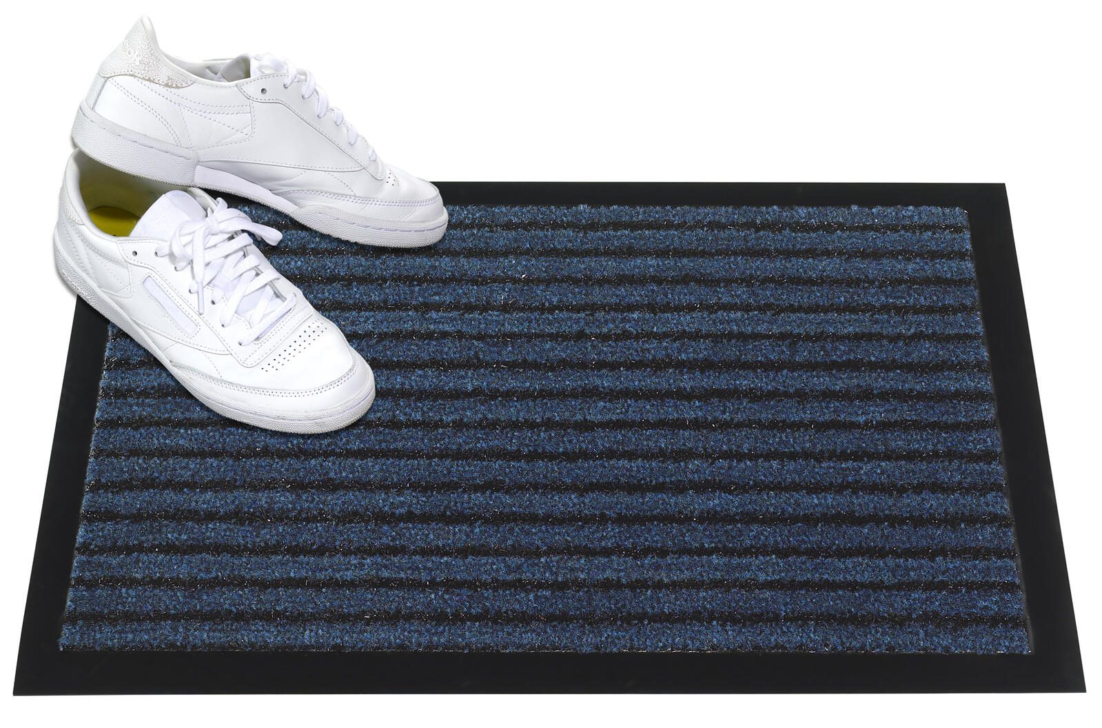 Mercury Fußmatte Grattant 40,0 x 60,0 cm blau gemustert