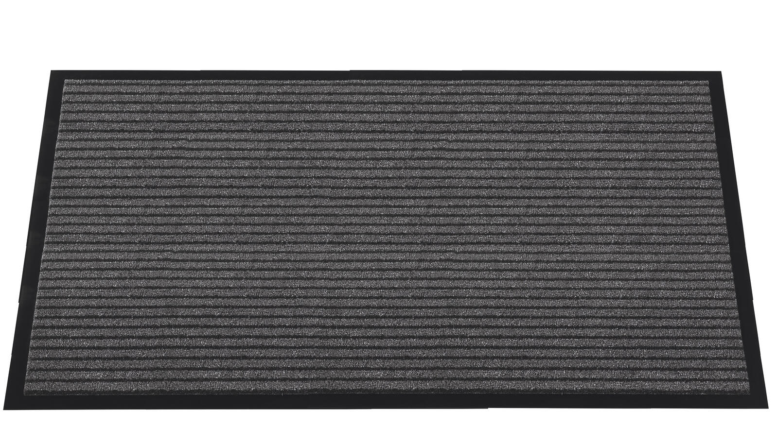 Mercury Fußmatte Grattant 90,0 x 150,0 cm anthrazit gemustert
