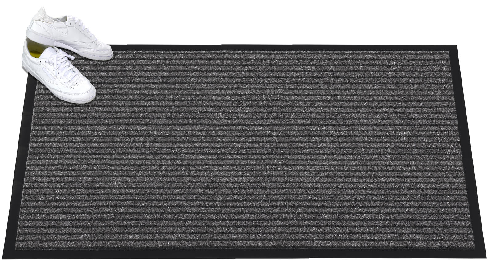 Mercury Fußmatte Grattant 90,0 x 150,0 cm anthrazit gemustert