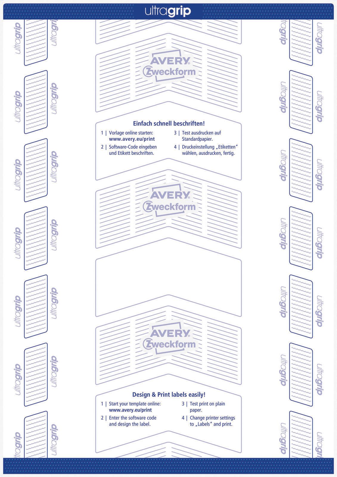 AVERY Zweckform Versandetiketten L7167-100 weiß 199,6 x 289,1 mm