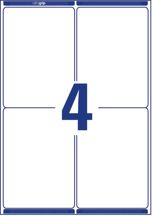 AVERY Zweckform Versandetiketten L7169-100 weiß 99,1 x 139,0 mm