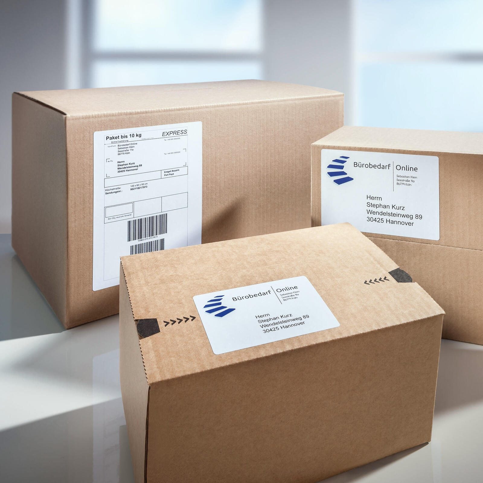 AVERY Zweckform Versandetiketten L7169-100 weiß 99,1 x 139,0 mm