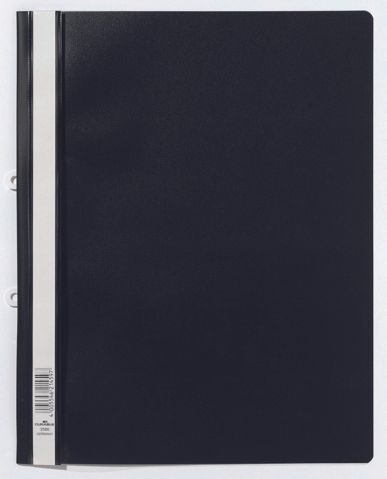 DURABLE Schnellhefter DIN A4 überbreit PVC schwarz