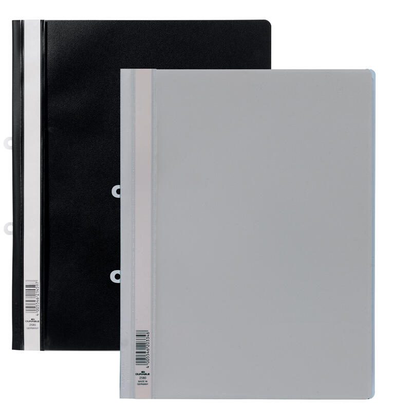DURABLE Schnellhefter DIN A4 überbreit PVC schwarz