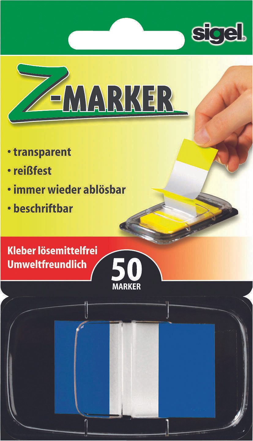 SIGEL Z-Marker Haftmarker 2,5 x 4,3 cm
