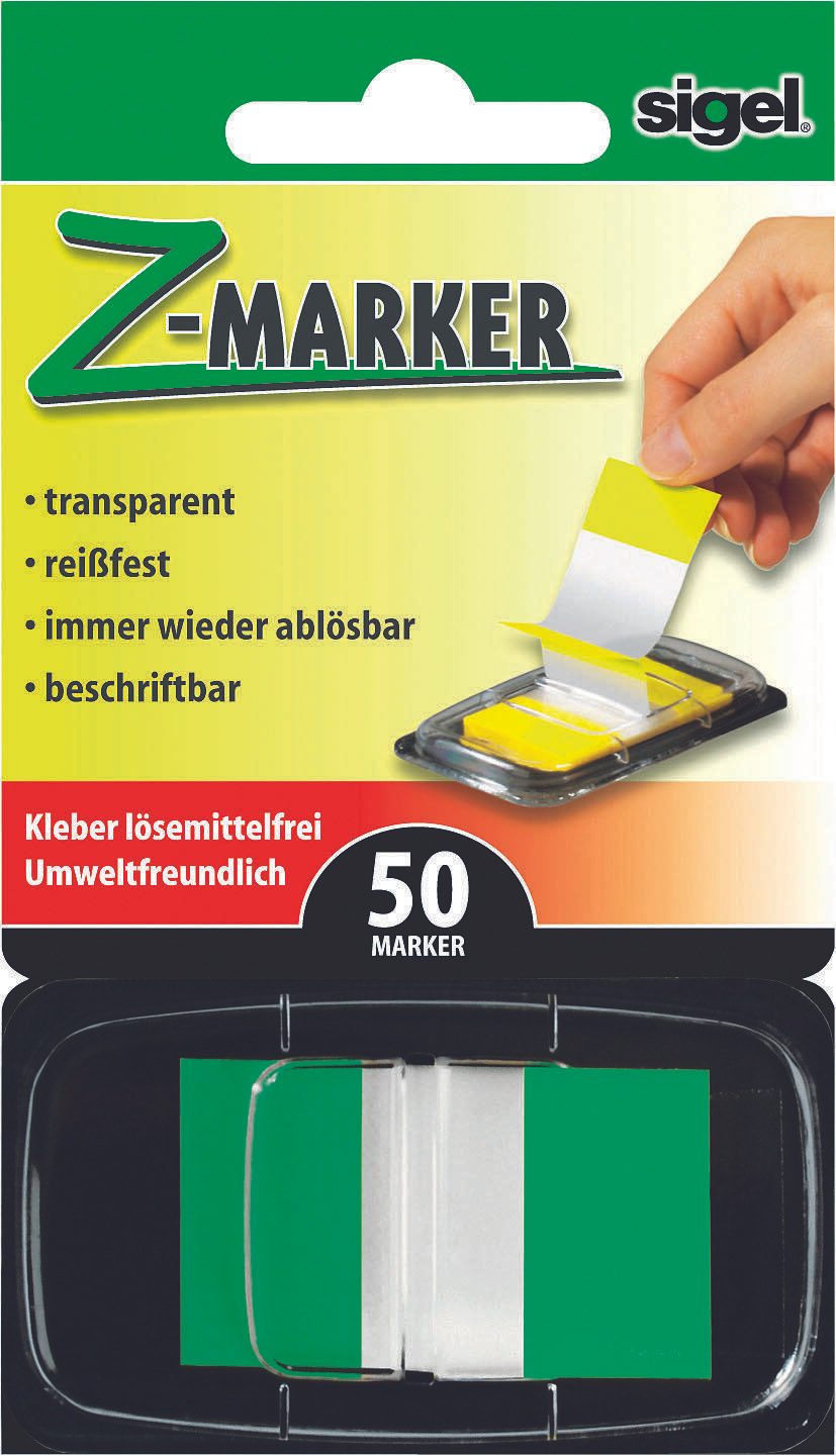 SIGEL Z-Marker Haftmarker 2,5 x 4,3 cm