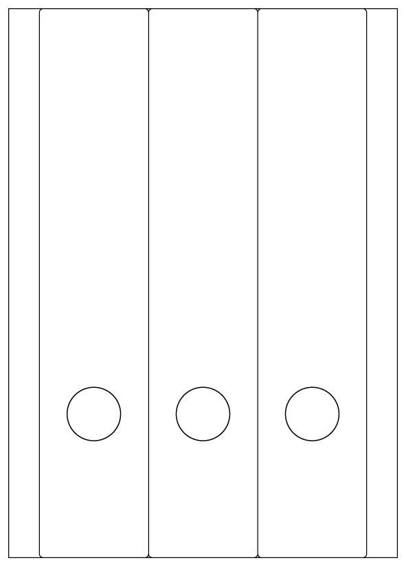 HERMA Ordneretiketten 59,0 x 297,0 mm weiß