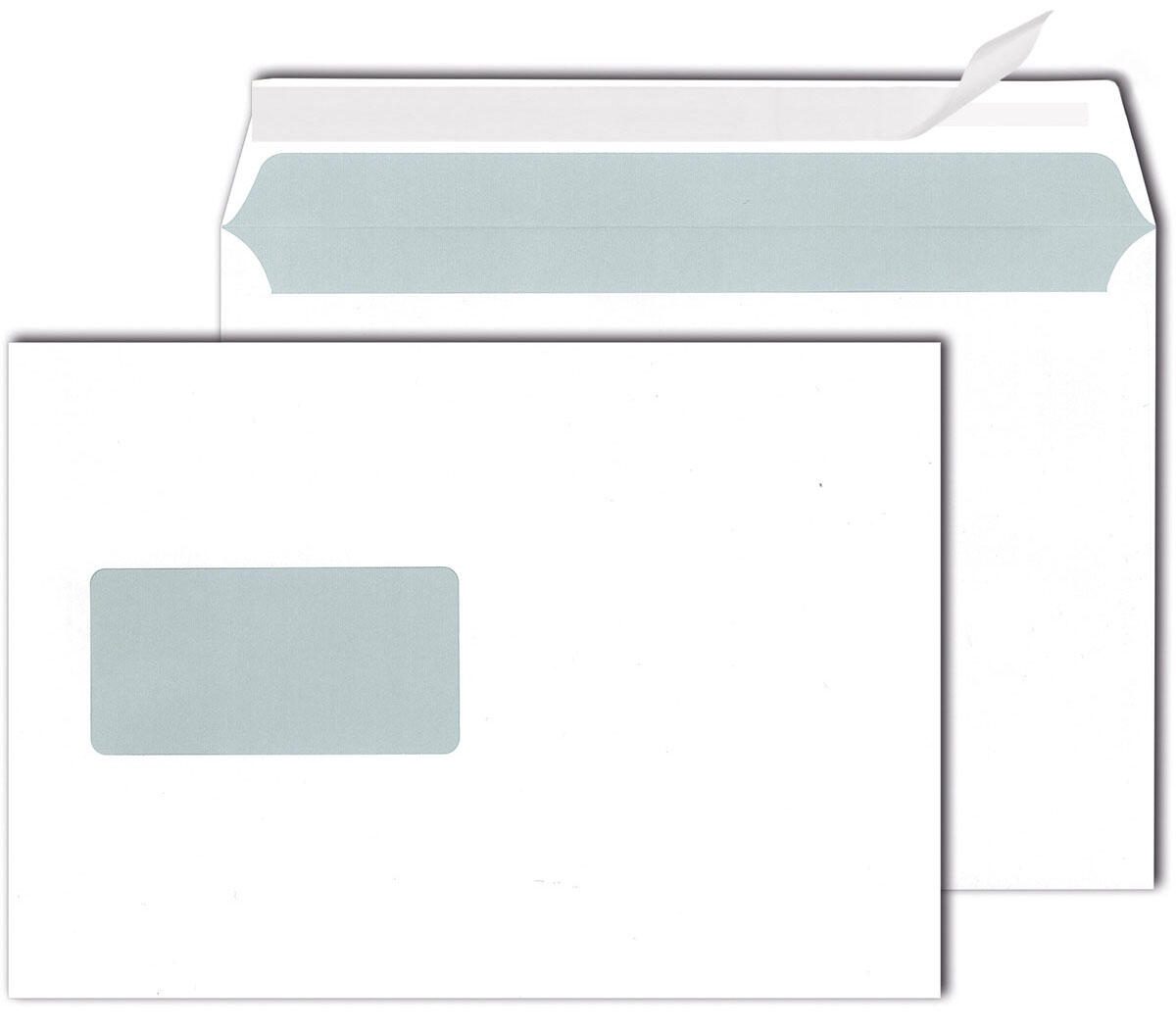 MAILmedia Briefumschläge DIN C5 mit Fenster haftklebend