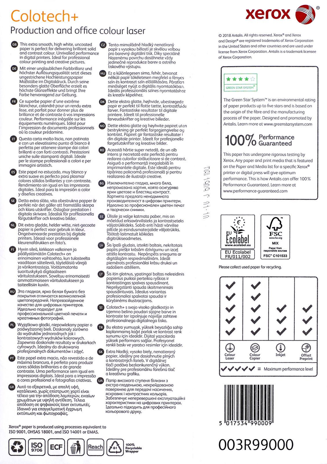 Xerox Laserpapier DIN A4 90 g/m²