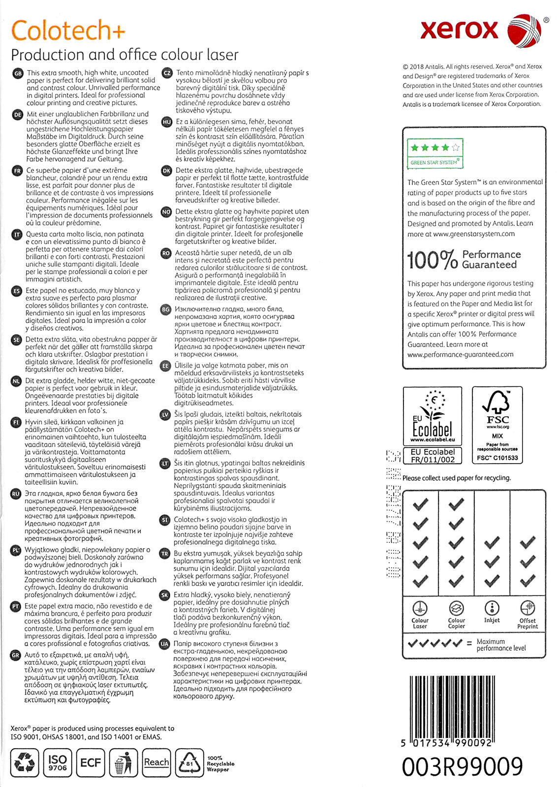 Xerox Laserpapier DIN A4 120 g/m²