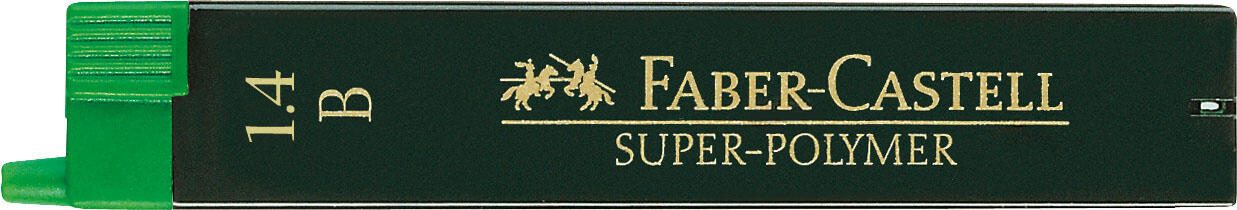 FABER-CASTELL SUPER-POLYMER Bleistiftminen 1.4 mm schwarz