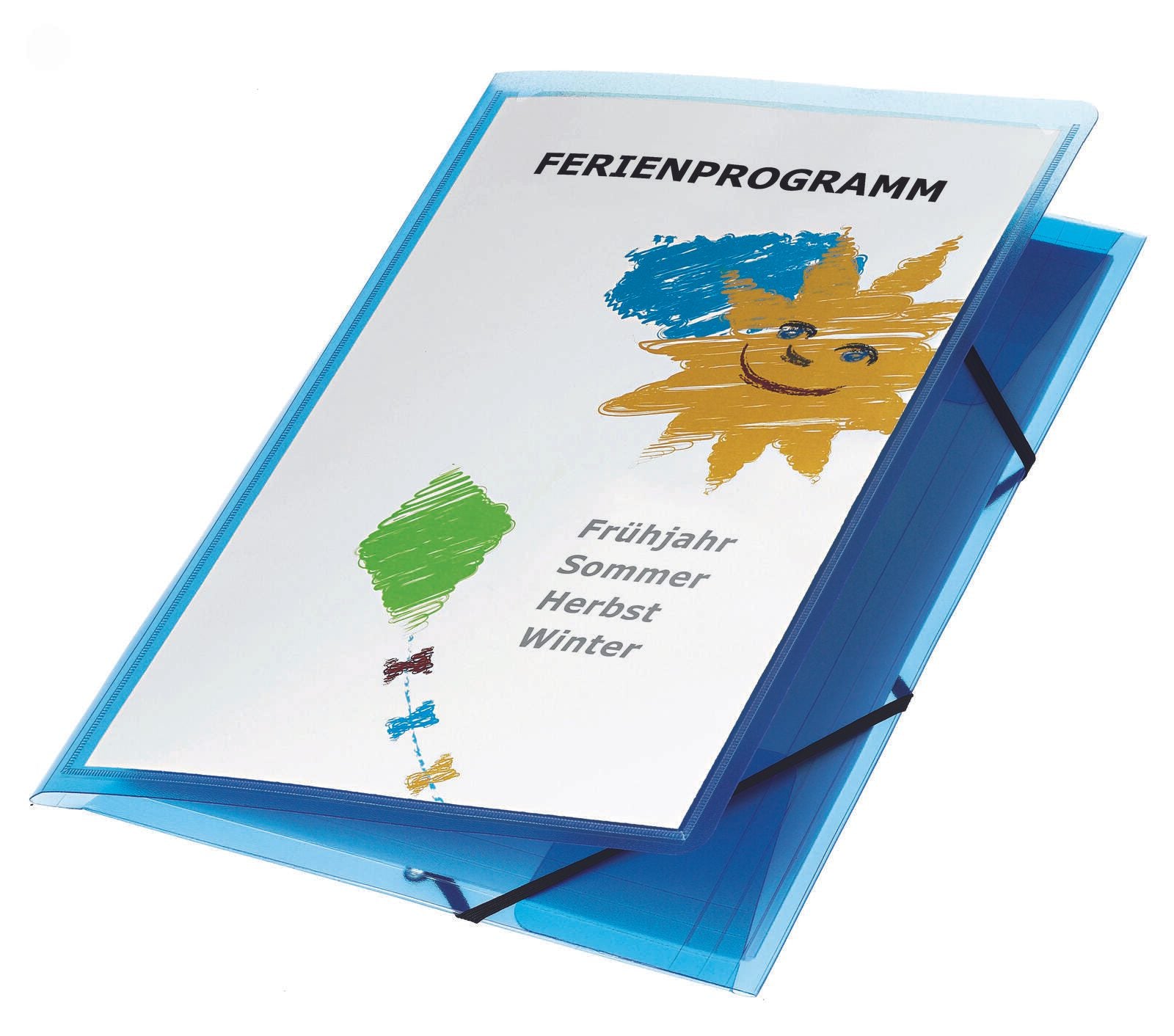 OXFORD Eckspanner Polyvision DIN A4 blau