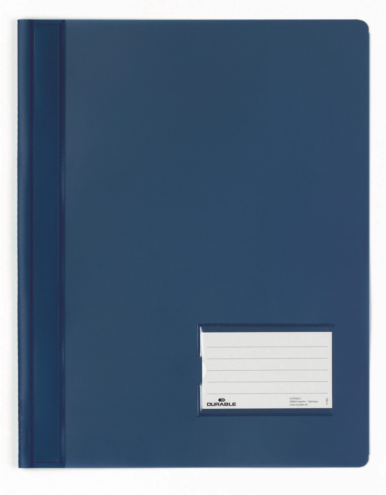 DURABLE Schnellhefter DIN A4 überbreit PVC dunkelblau