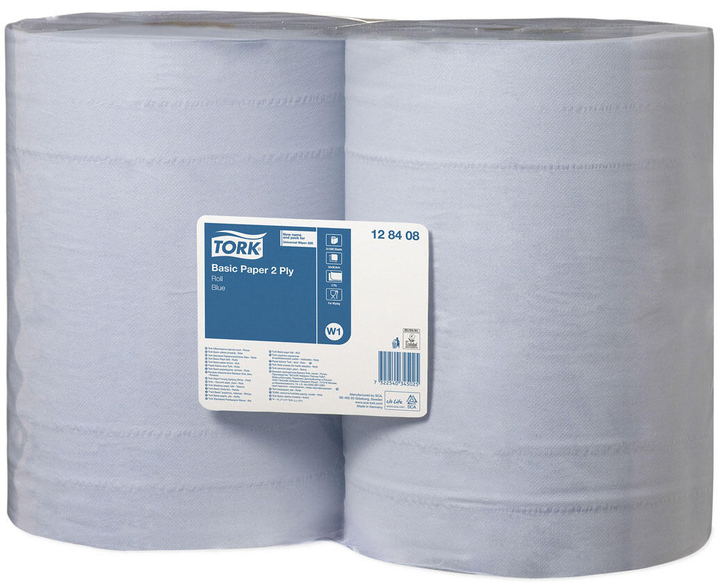TORK Putztuchrollen 2-lagig blau