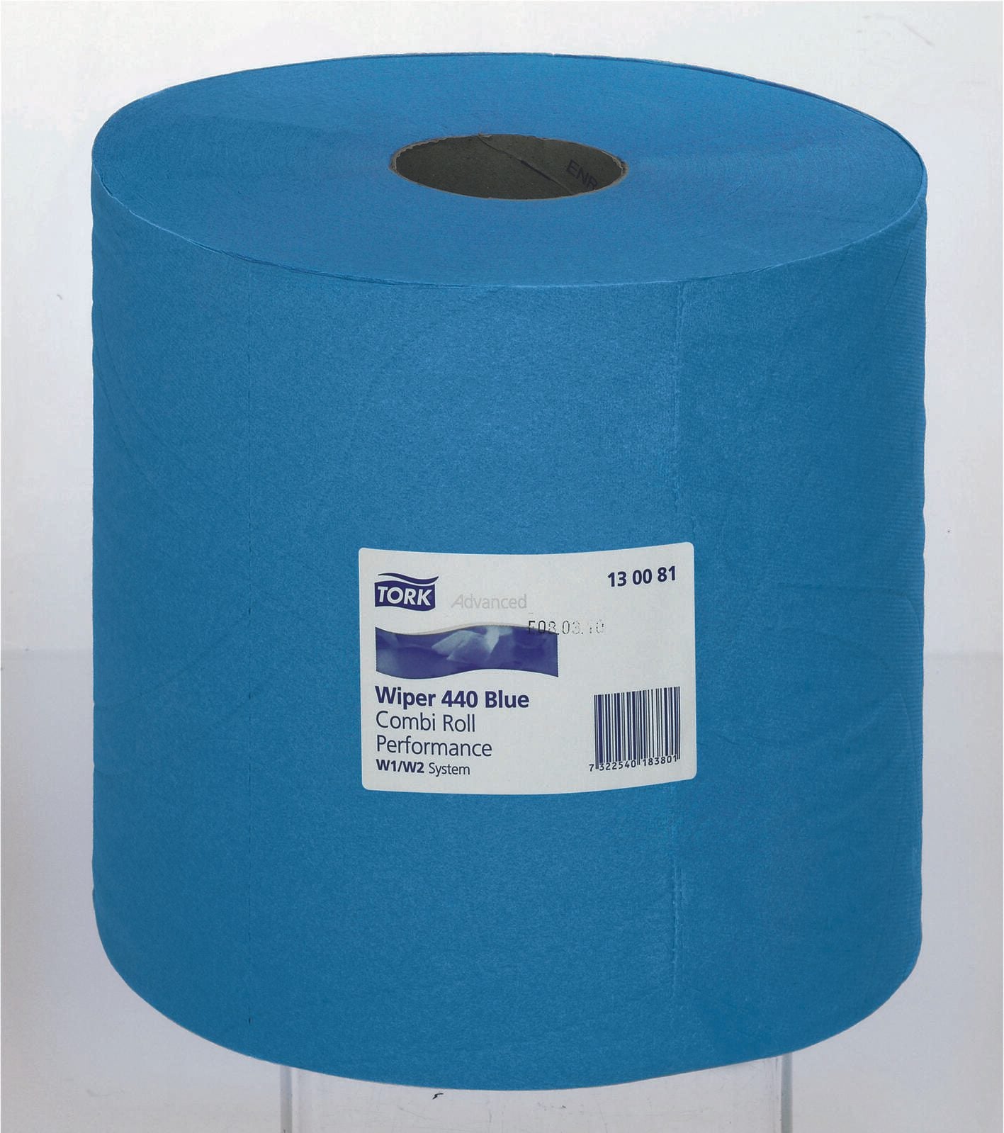 TORK Putztuchrollen 3-lagig blau