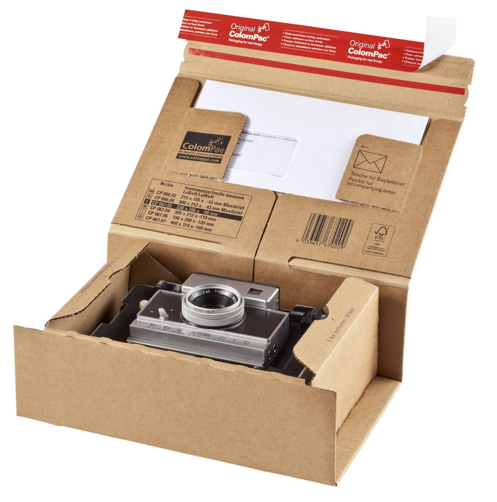 ColomPac® Versandkartons 23,0 x 16,6 x 9,0 cm