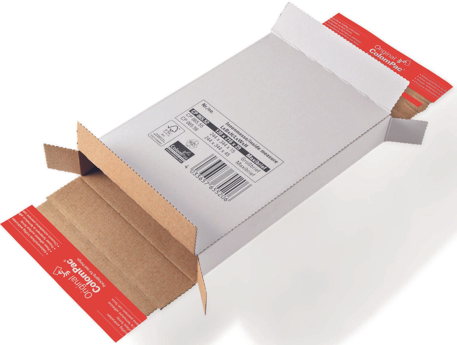 ColomPac® Versandkartons 34,4 x 24,4 x 1,5 cm