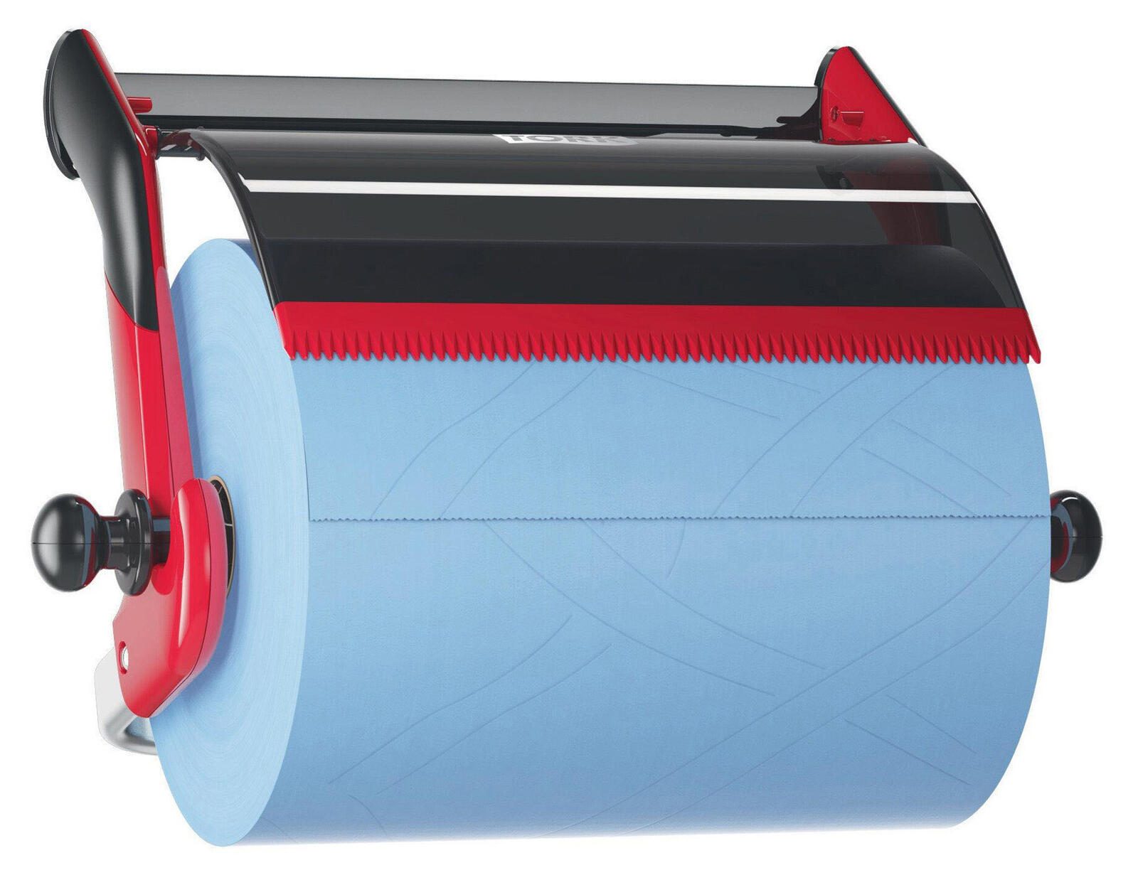 TORK Putzrollenhalter Performance W1 1 Rolle schwarz, rot