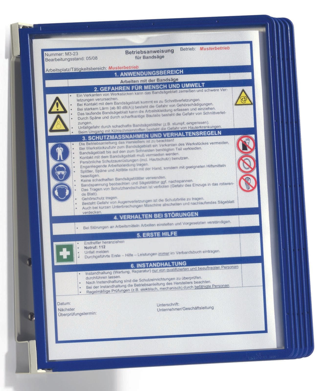 DURABLE VARIO® WALL Wand-Sichttafelsystem DIN A4