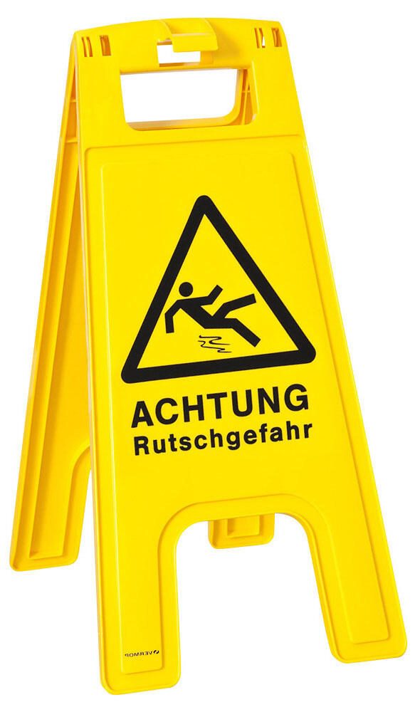 Warnaufsteller Achtung Rutschgefahr 28 cm x 58 cm