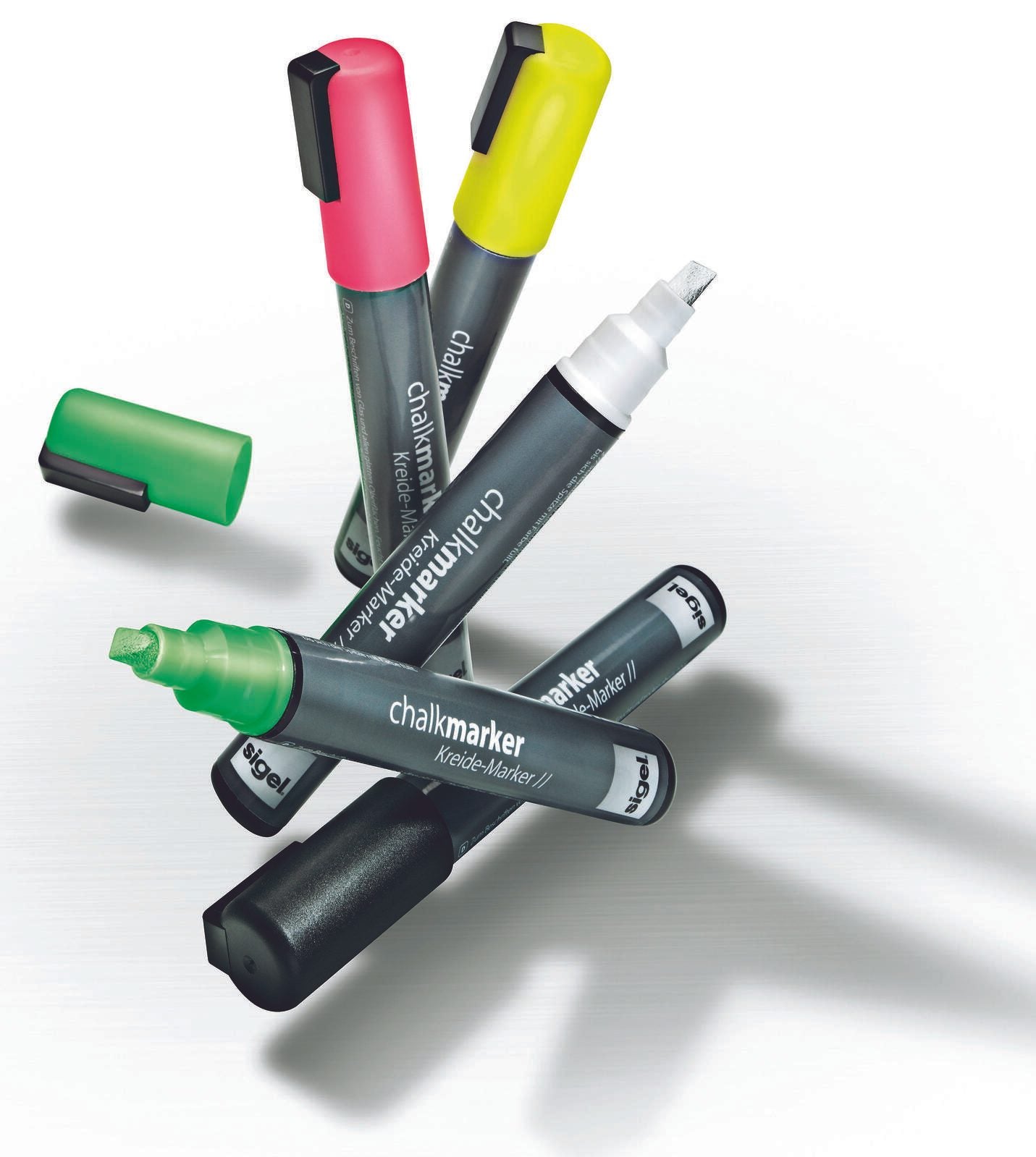 SIGEL Kreidemarker 1.0 - 5.0 mm Mehrfarbig