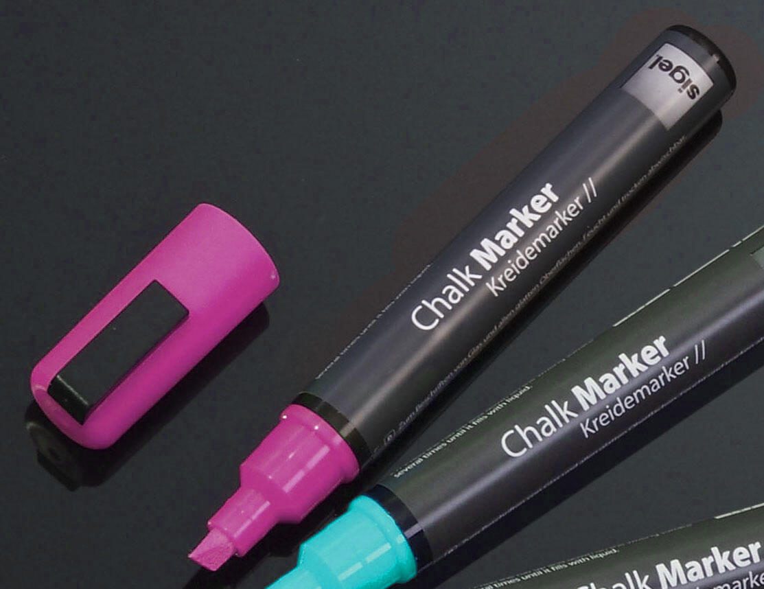 SIGEL Kreidemarker 1.0 - 5.0 mm Mehrfarbig