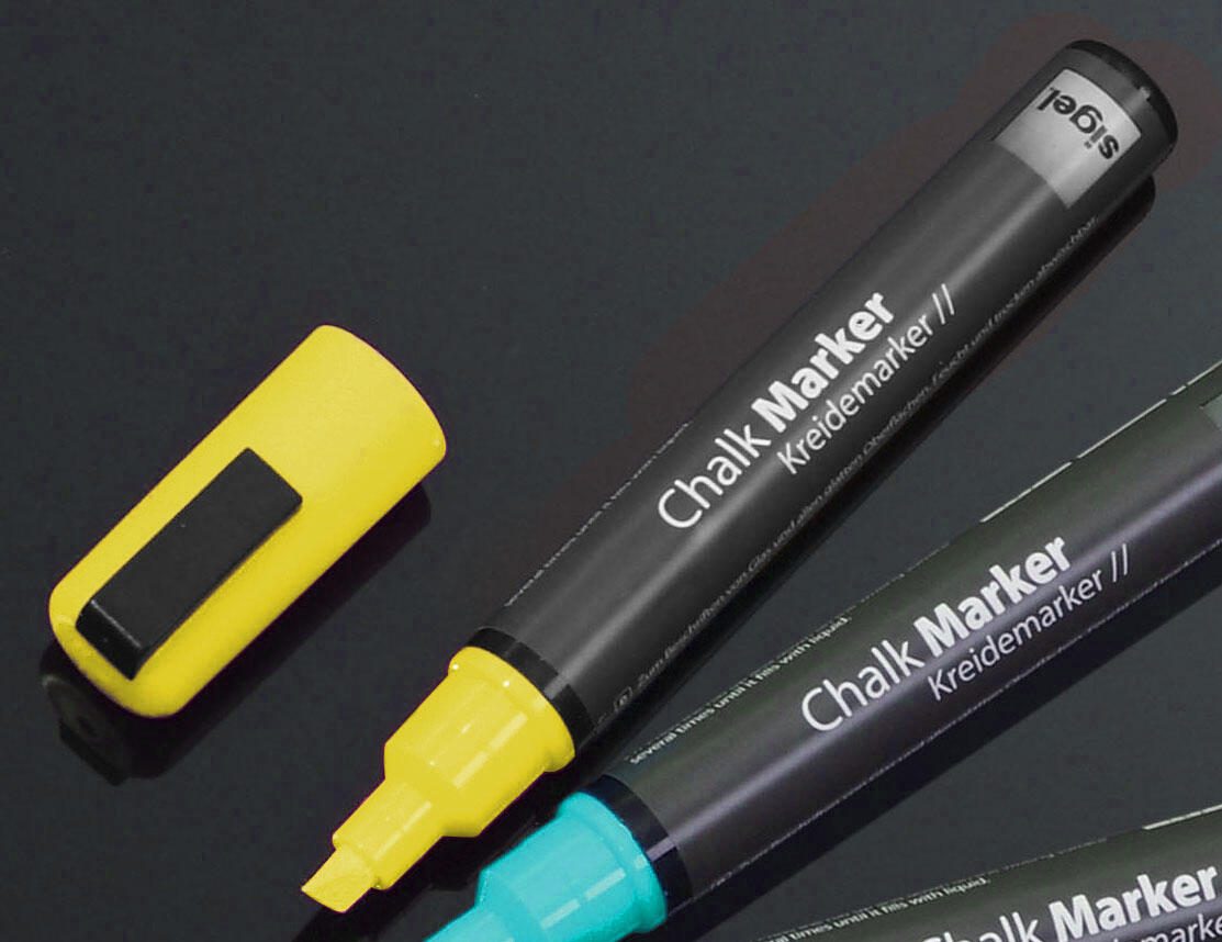 SIGEL Kreidemarker 1.0 - 5.0 mm Mehrfarbig