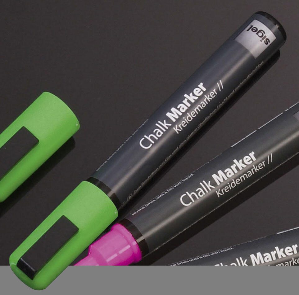 SIGEL Kreidemarker 1.0 - 5.0 mm Mehrfarbig