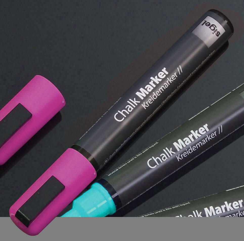 SIGEL Kreidemarker 1.0 - 5.0 mm Mehrfarbig