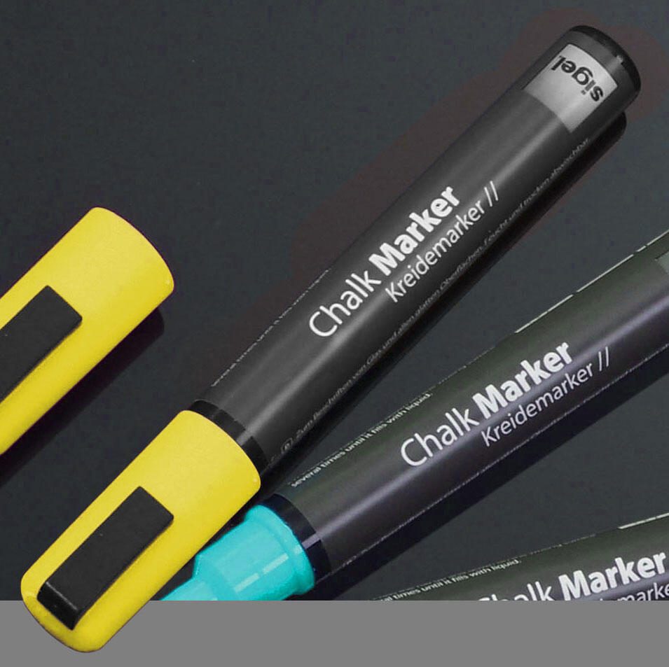 SIGEL Kreidemarker 1.0 - 5.0 mm Mehrfarbig