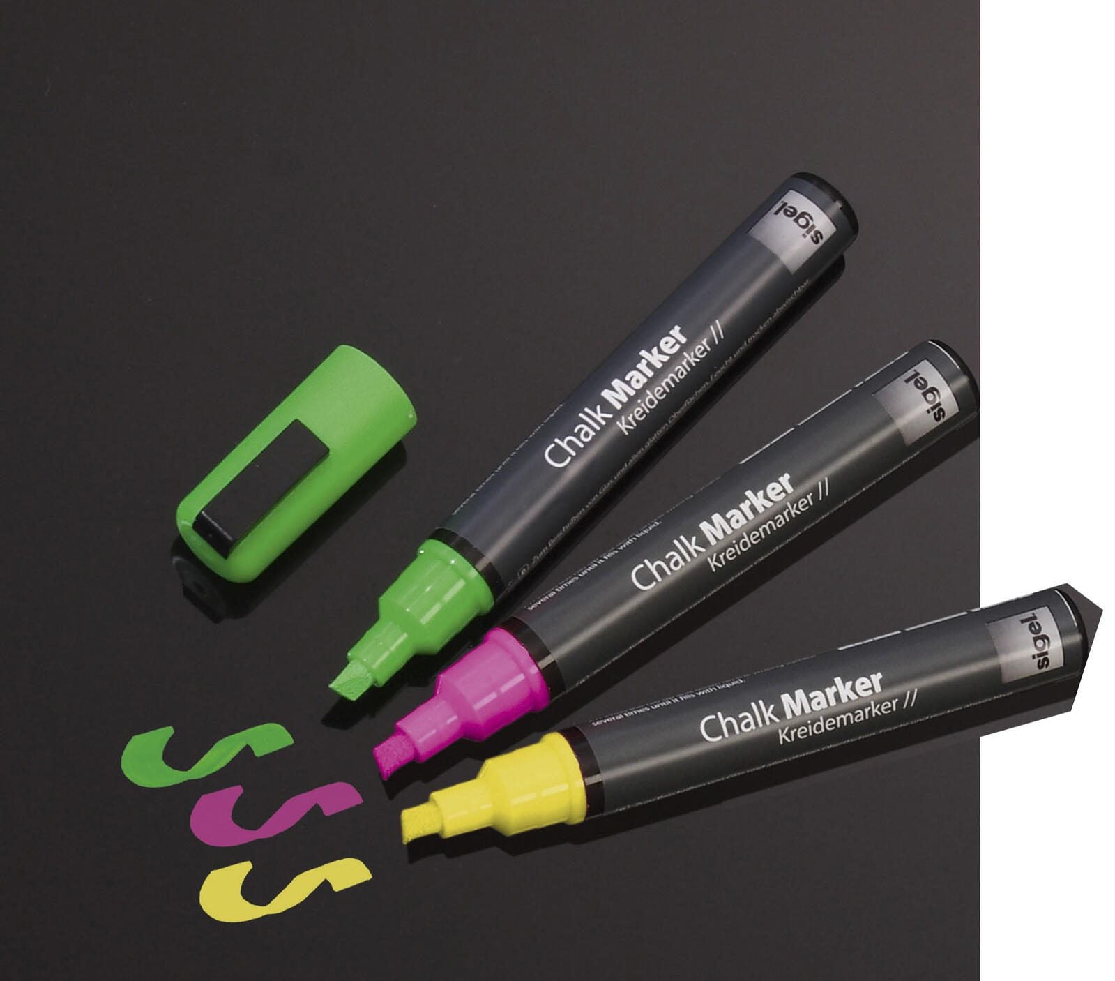 SIGEL Kreidemarker 1.0 - 5.0 mm Mehrfarbig