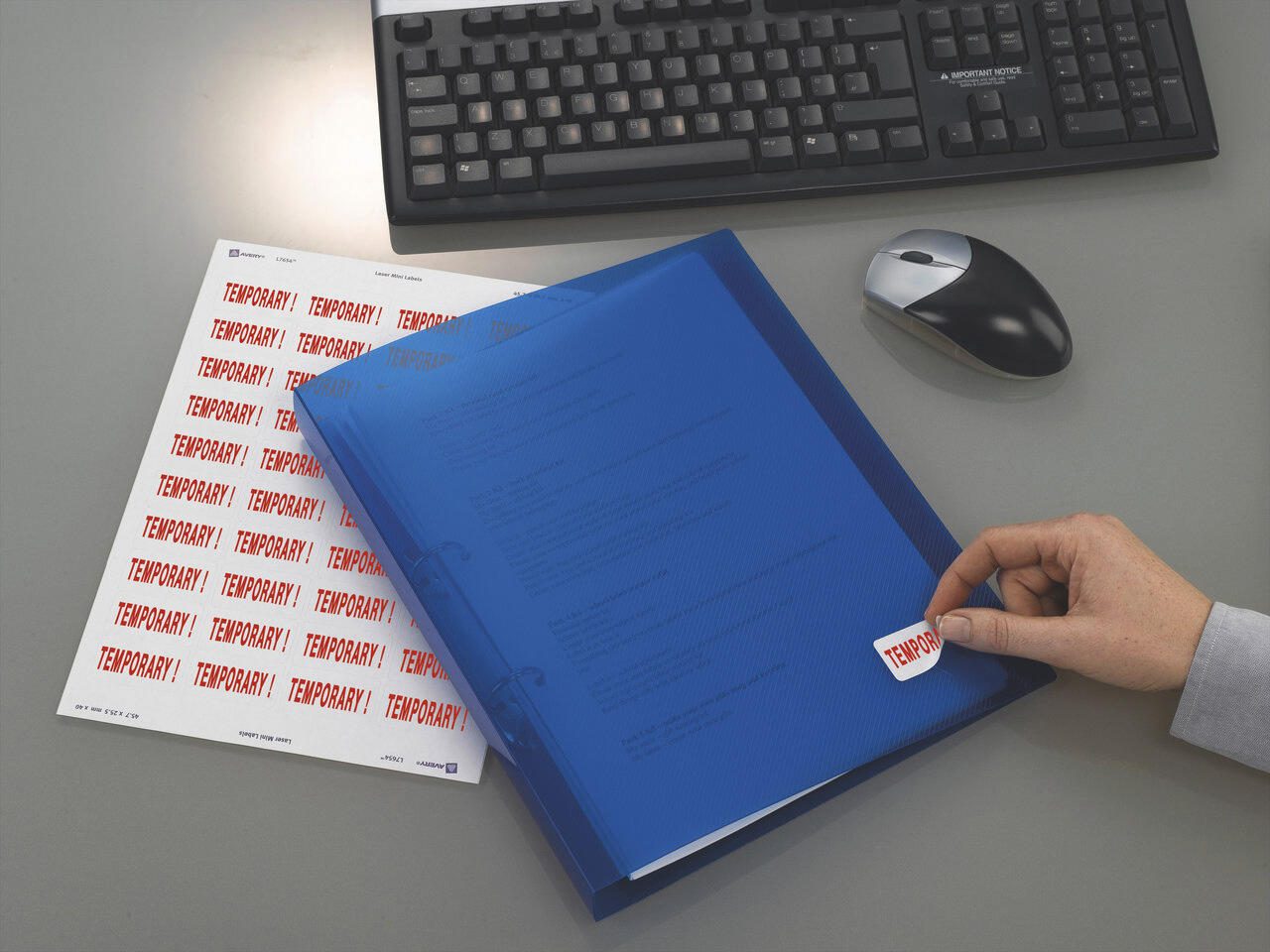 AVERY Zweckform Etiketten L7658-25 weiß 25,4 x 10,0 mm