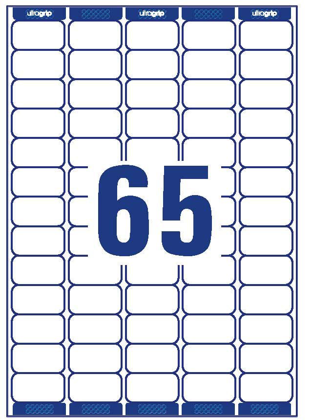 AVERY Zweckform Adressetiketten L7651-25 weiß 38,1 x 21,2 mm