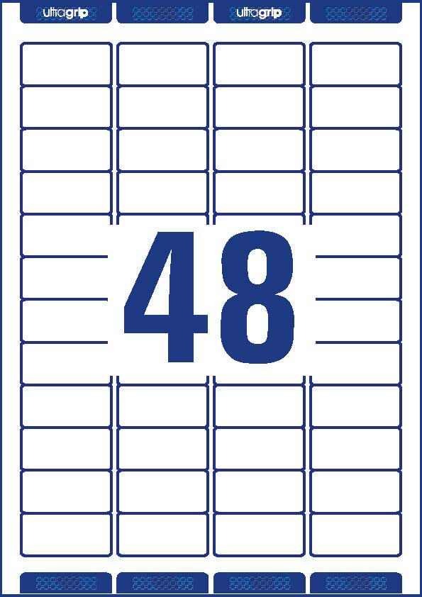 AVERY Zweckform Adressetiketten L7636-25 weiß 45,7 x 21,2 mm