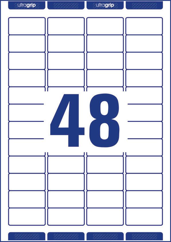AVERY Zweckform Adressetiketten L7636-25 weiß 45,7 x 21,2 mm