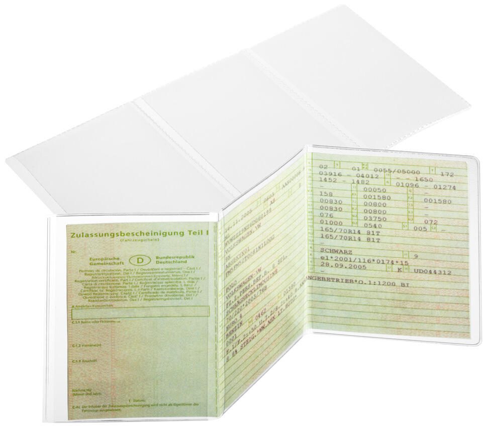DURABLE Dokumentenhüllen 21,0 x 10,5 transparent