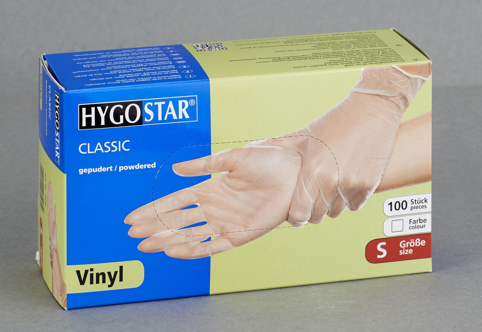 HYGOSTAR Einmalhandschuhe CLASSIC S weiß