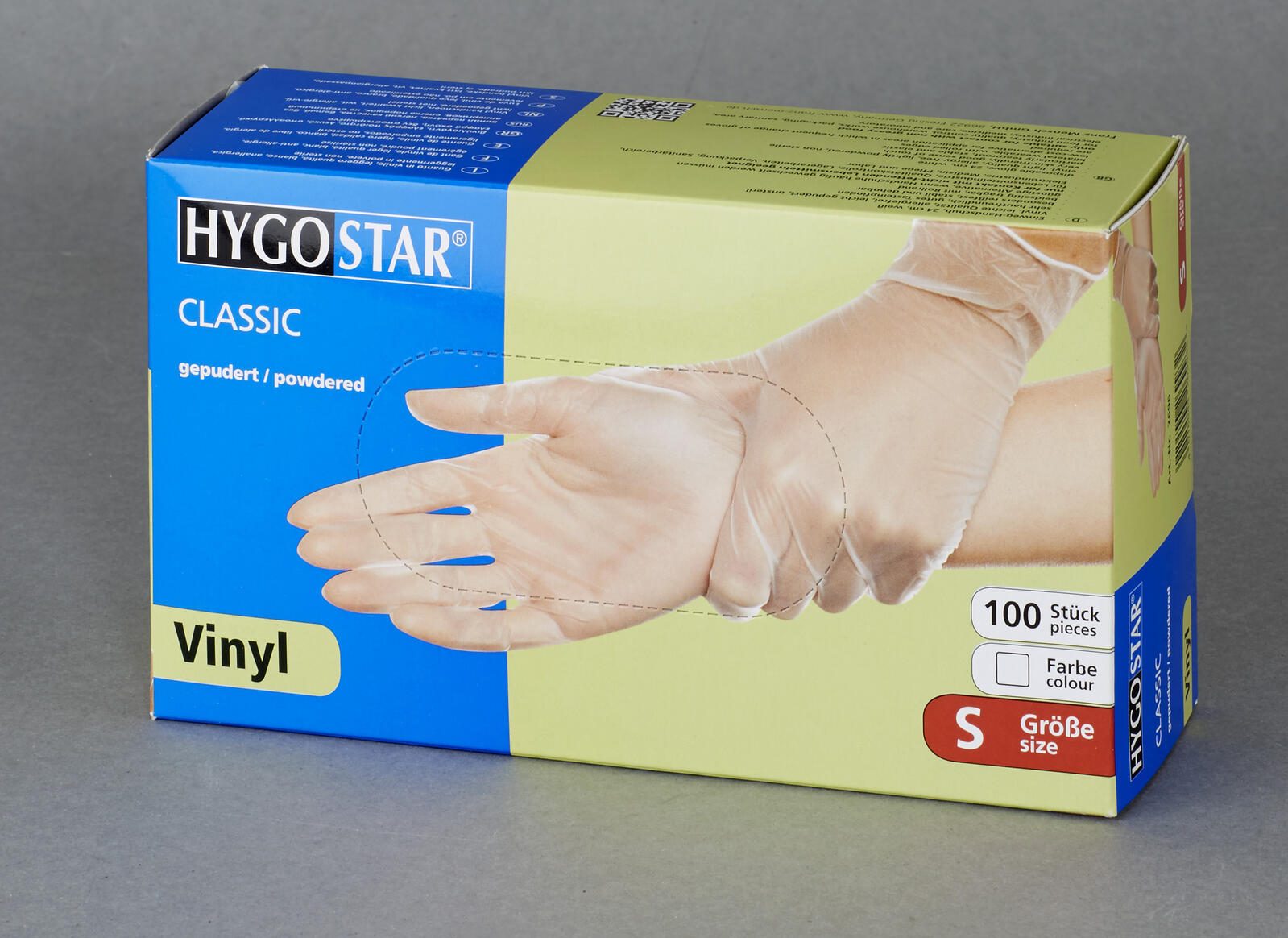 HYGOSTAR Einmalhandschuhe CLASSIC S weiß