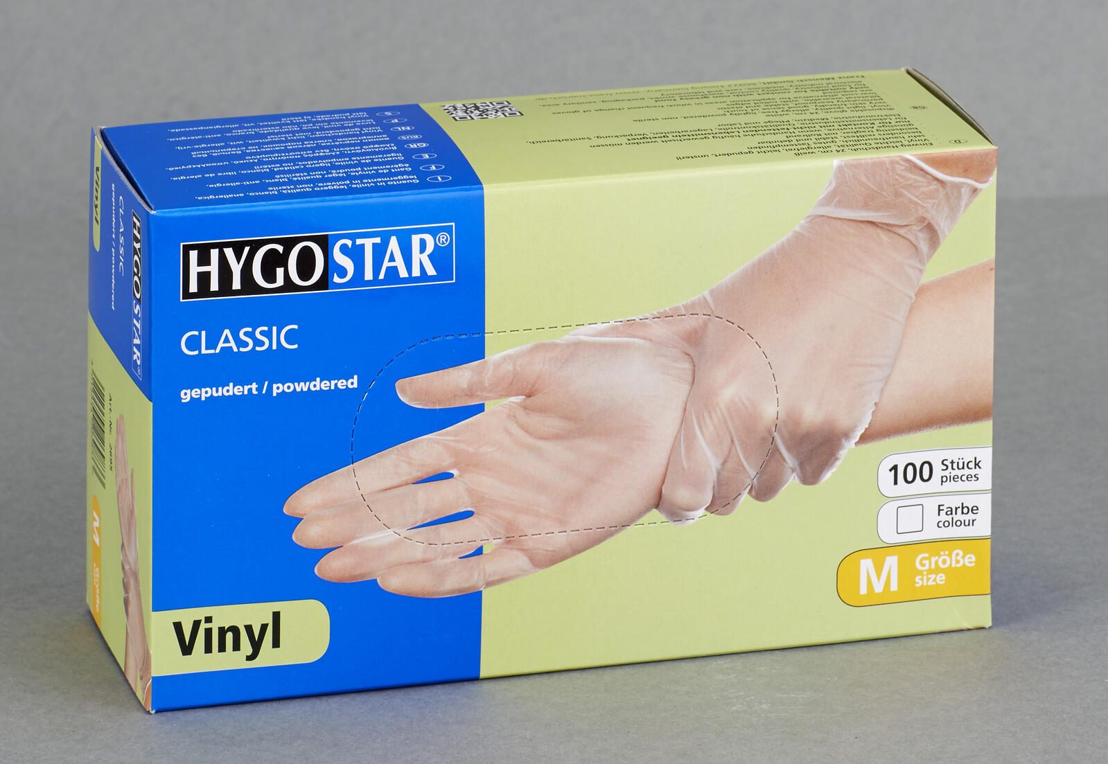 HYGOSTAR Einmalhandschuhe CLASSIC M weiß