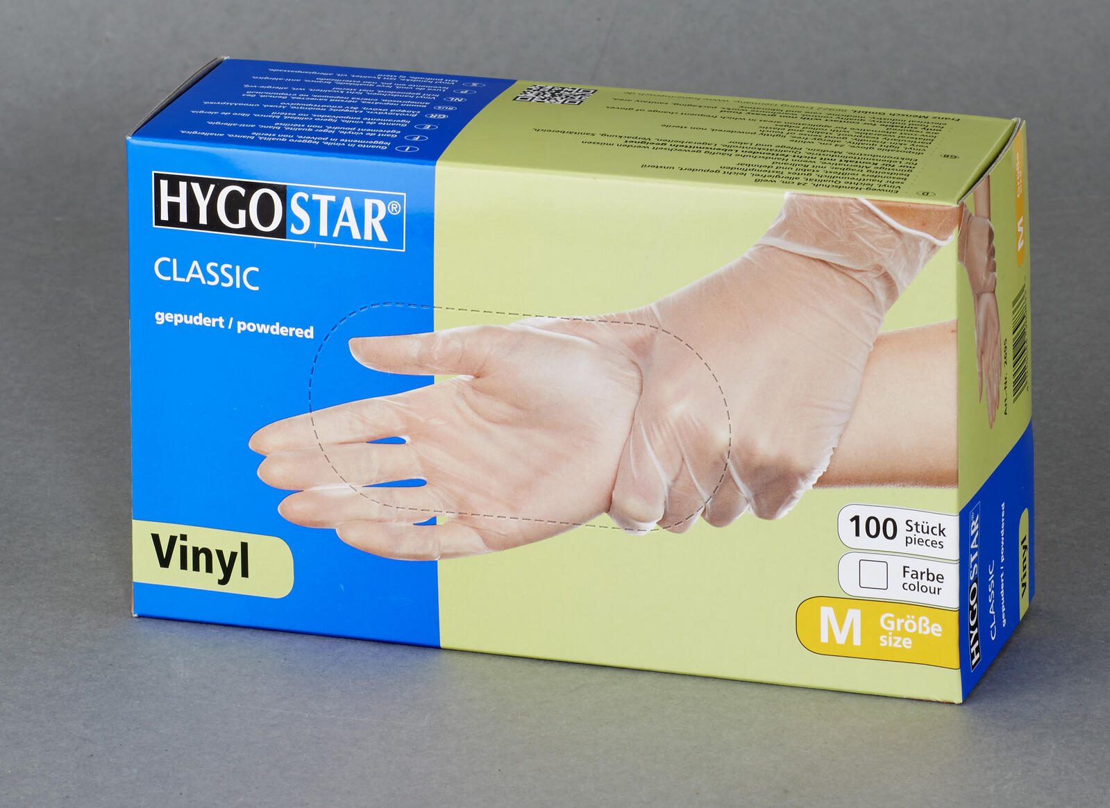 HYGOSTAR Einmalhandschuhe CLASSIC M weiß