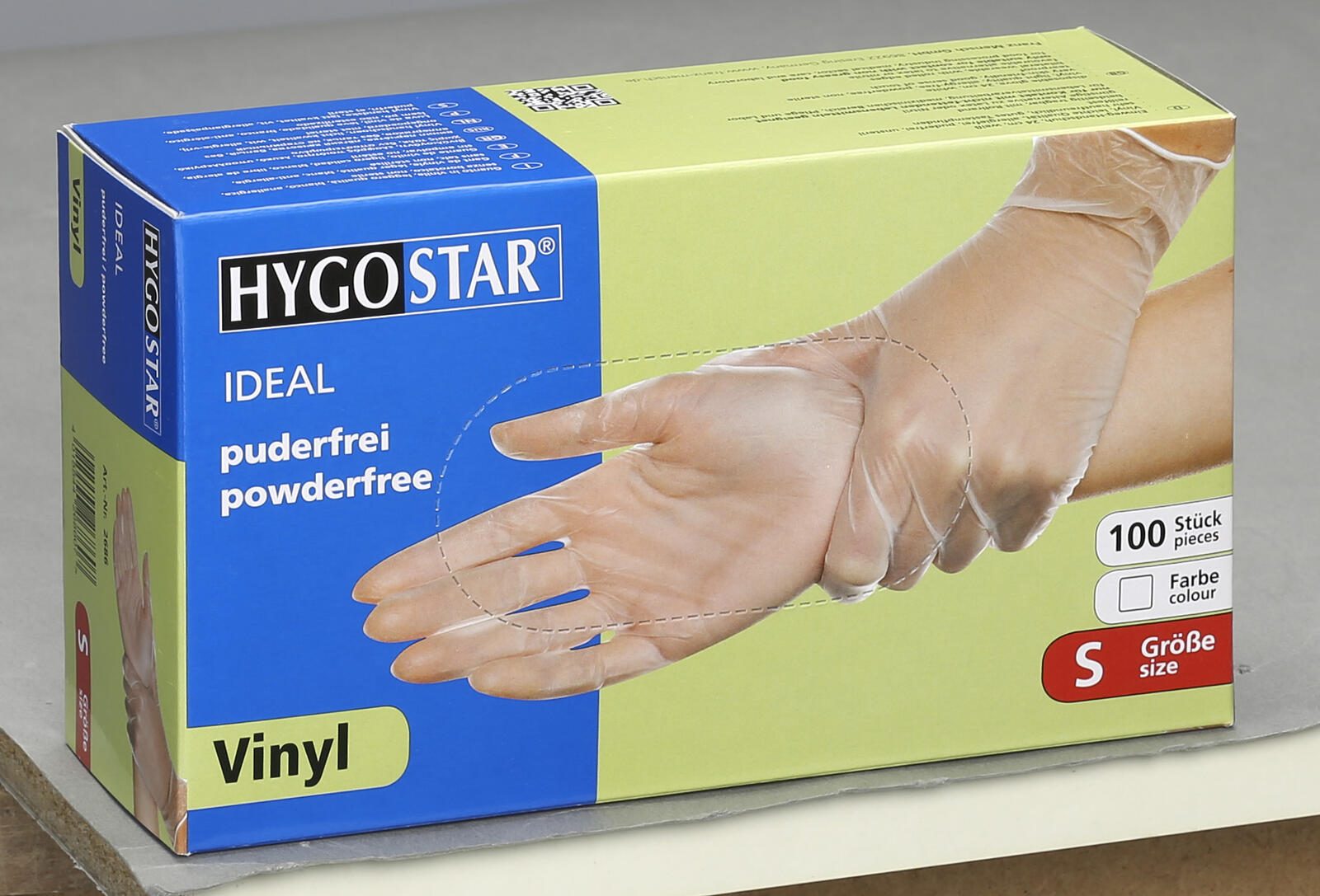 HYGOSTAR Einmalhandschuhe IDEAL S transparent