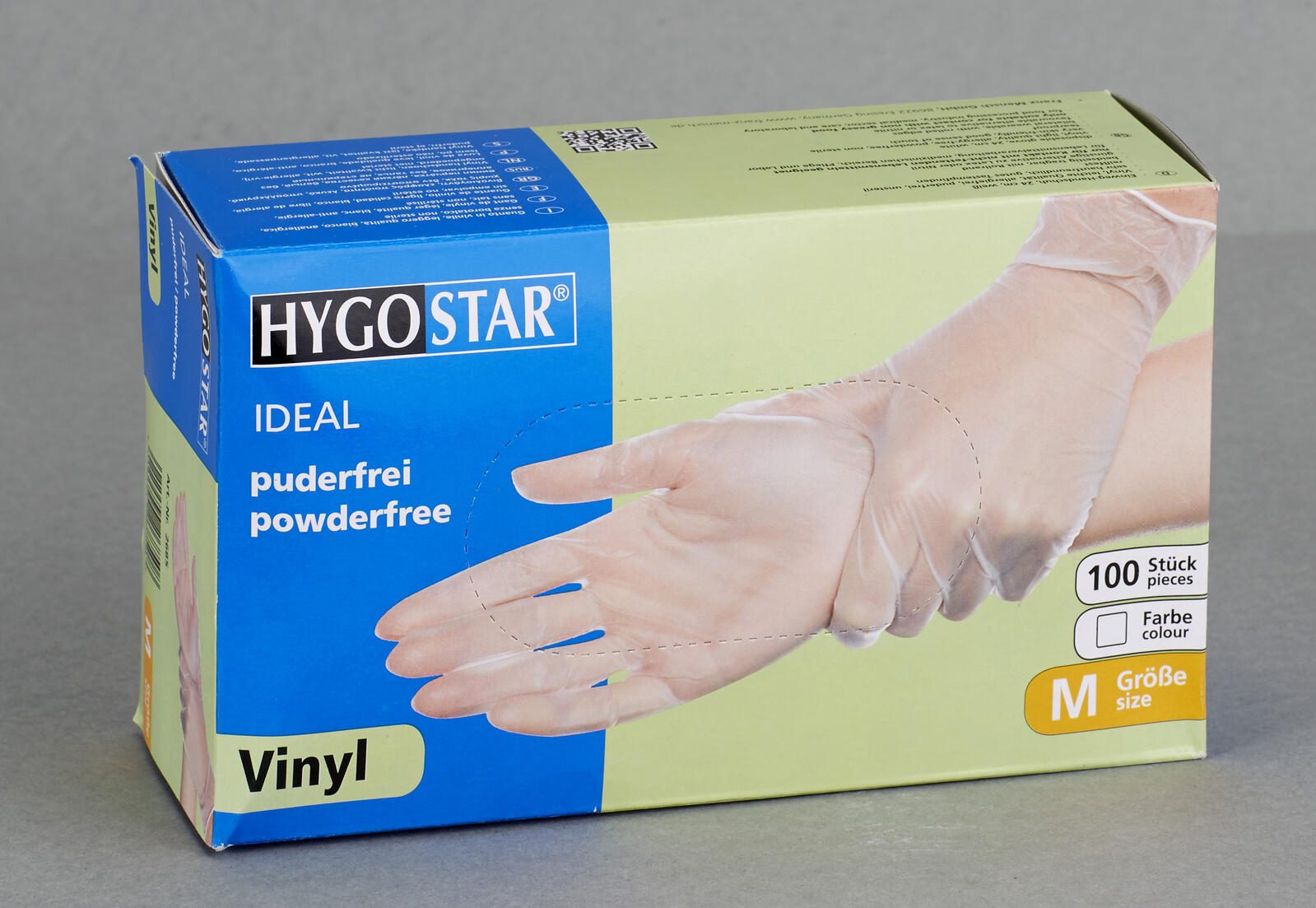 HYGOSTAR Einmalhandschuhe IDEAL M transparent