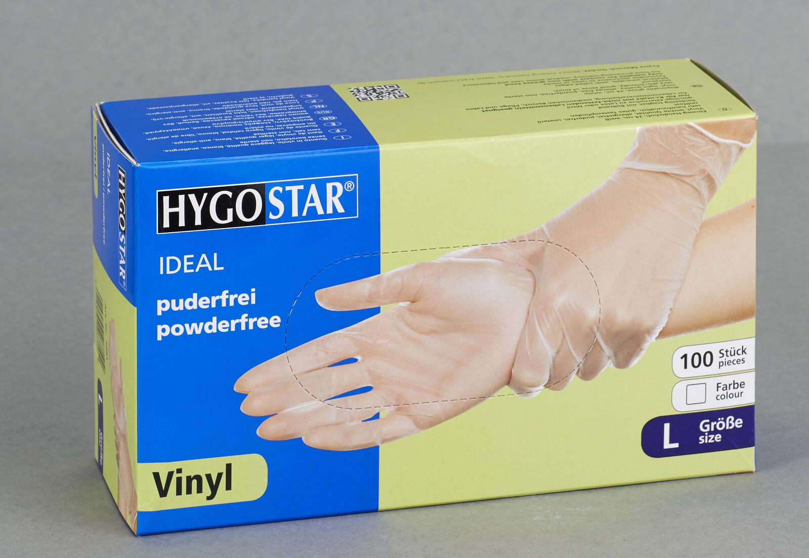 HYGOSTAR Einmalhandschuhe IDEAL L transparent