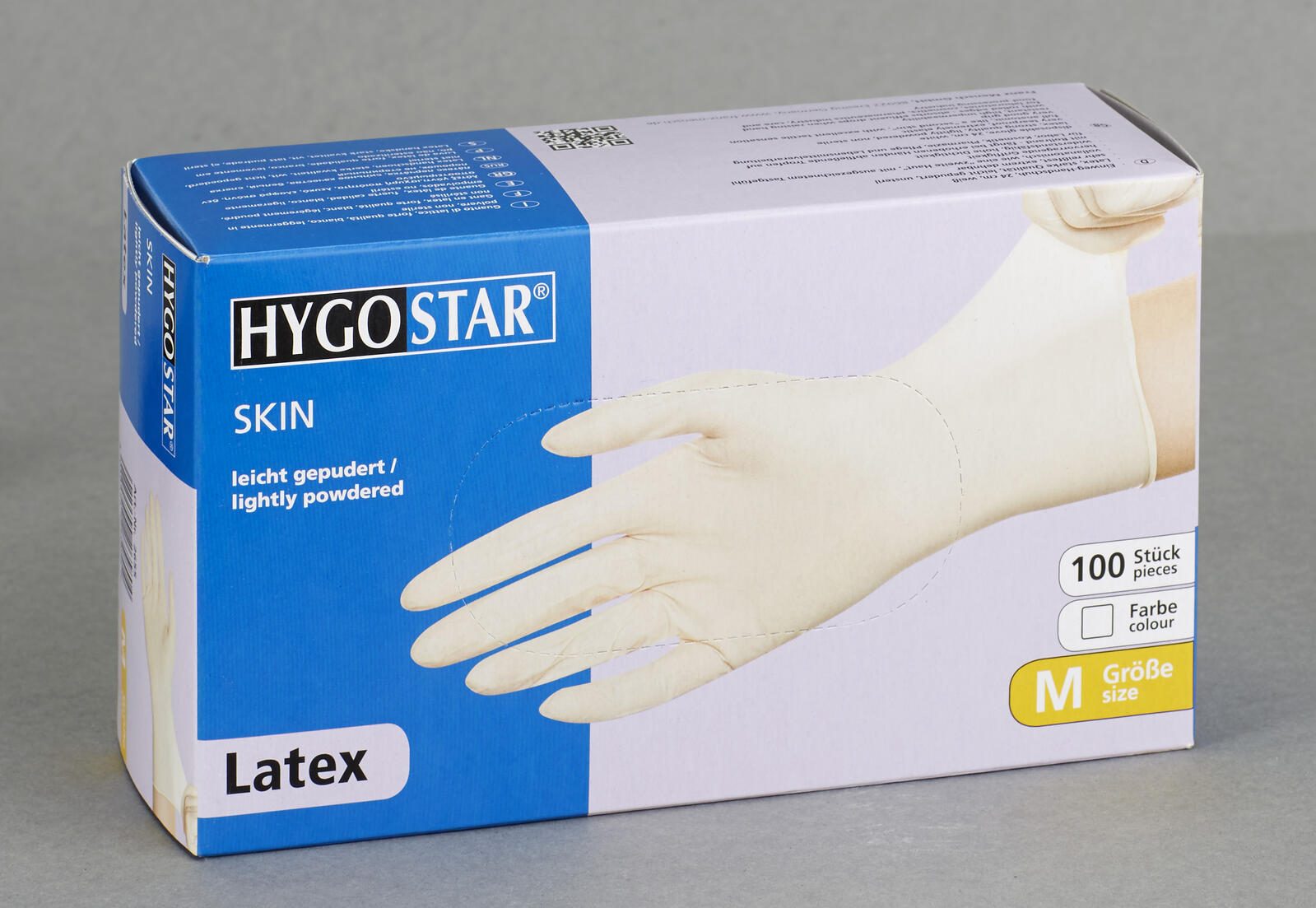HYGOSTAR Einmalhandschuhe SKIN M weiß
